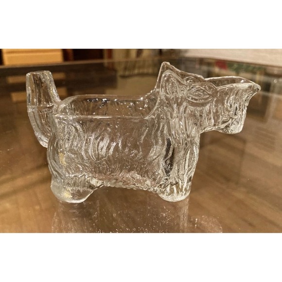 Vintage Clear Glass Scottie Dogs Creamer Candy Container No. 7 Set
1950s Novelty - Picture 5 of 13